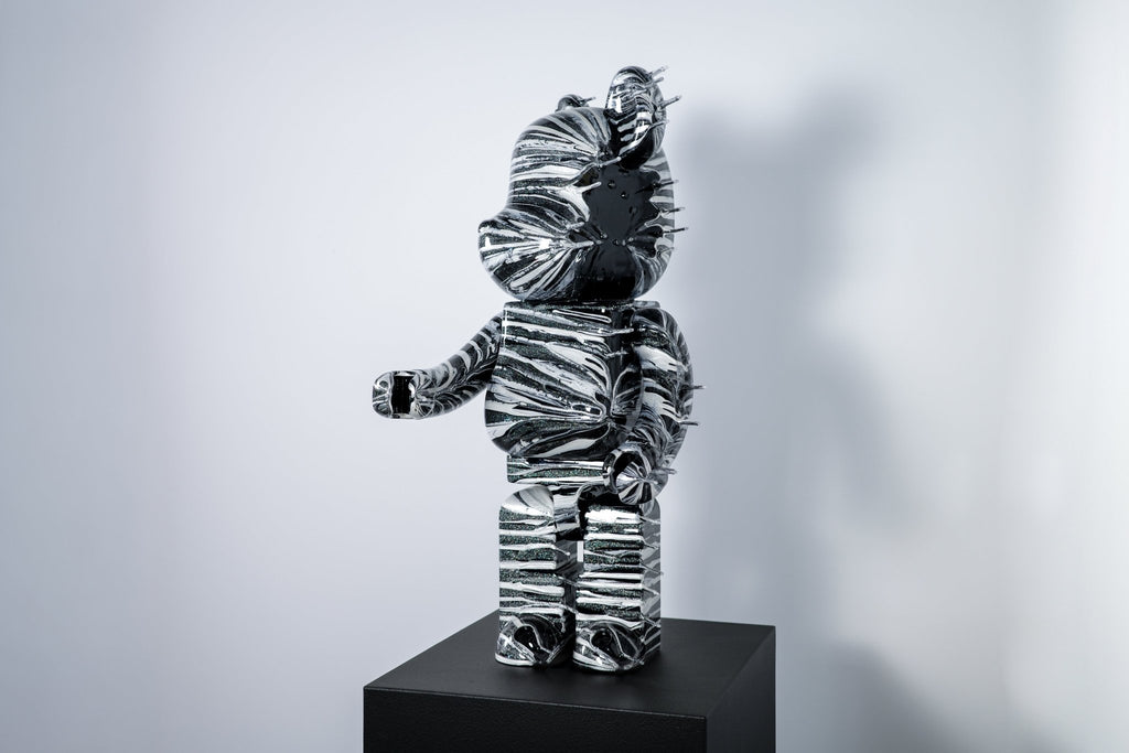 Blown Away 1000% Bearbrick - Cracked Marble - VEFA Gallery