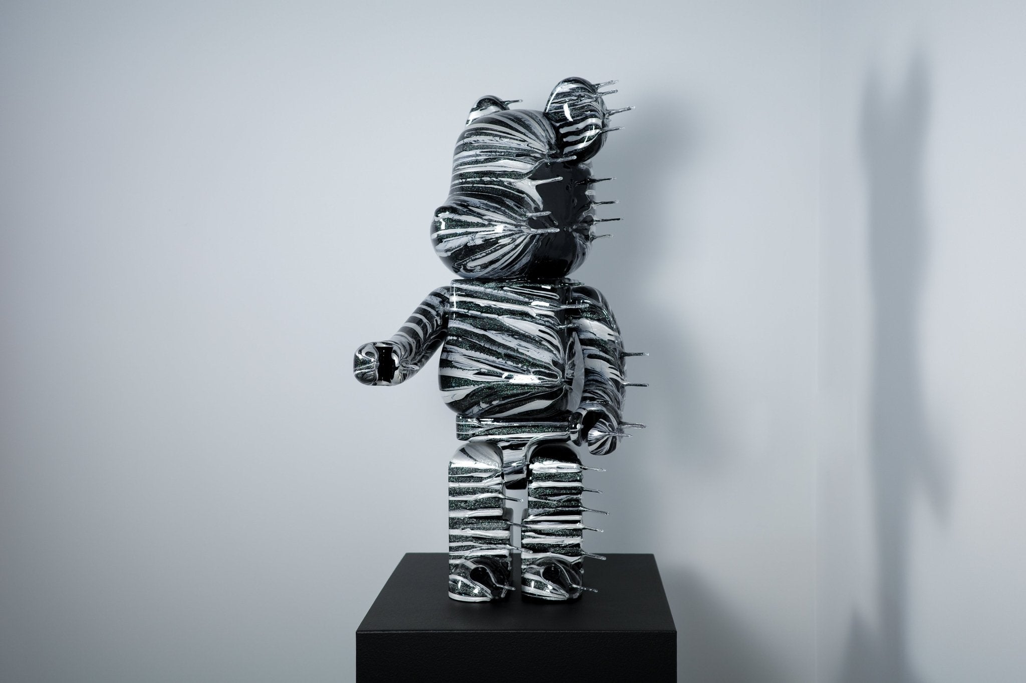 Blown Away 1000% Bearbrick - Cracked Marble - VEFA Gallery