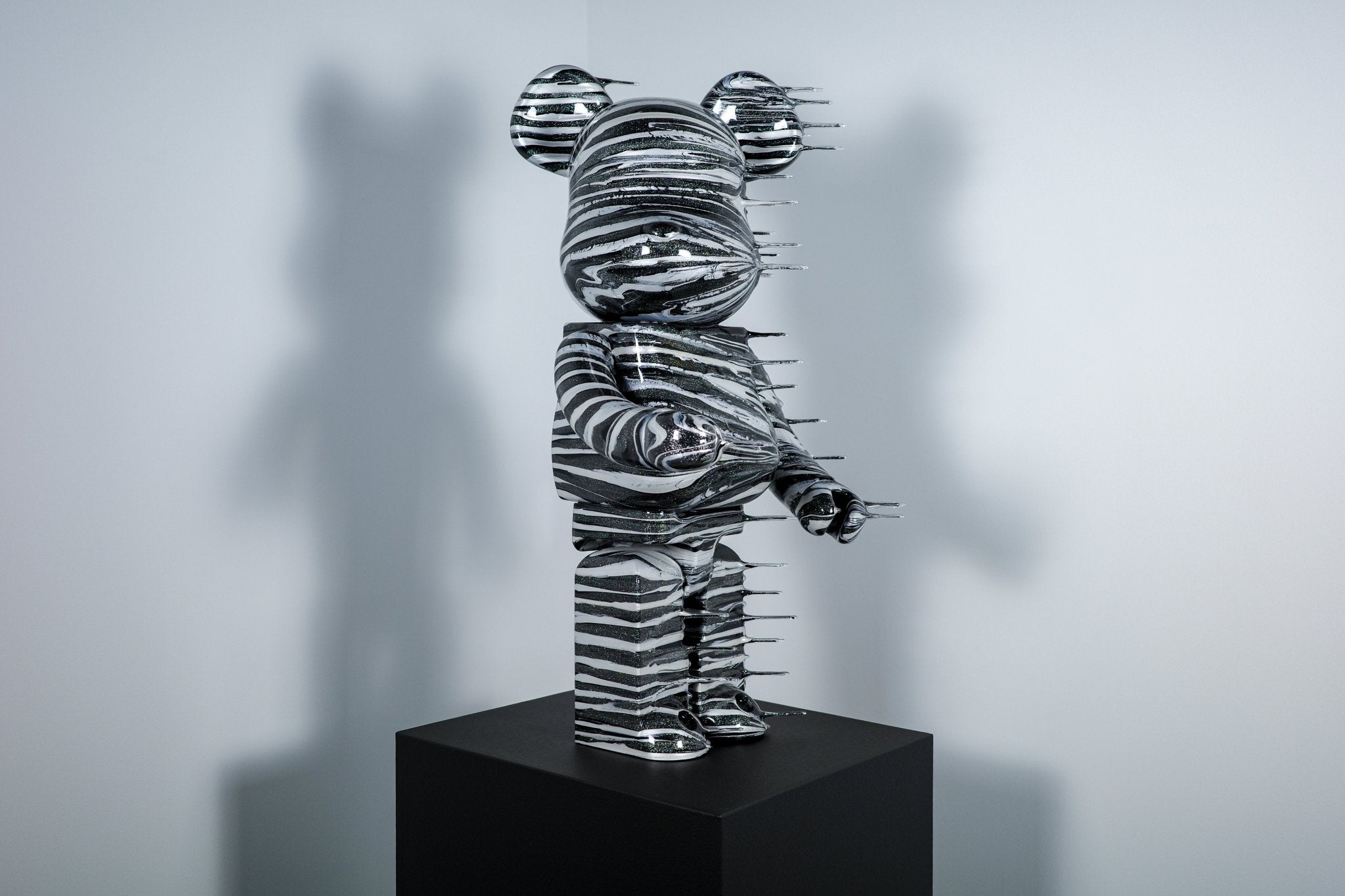 Blown Away 1000% Bearbrick - Cracked Marble - VEFA Gallery