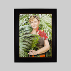 Clare in the Philodendron