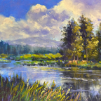 Cloud Break on the River