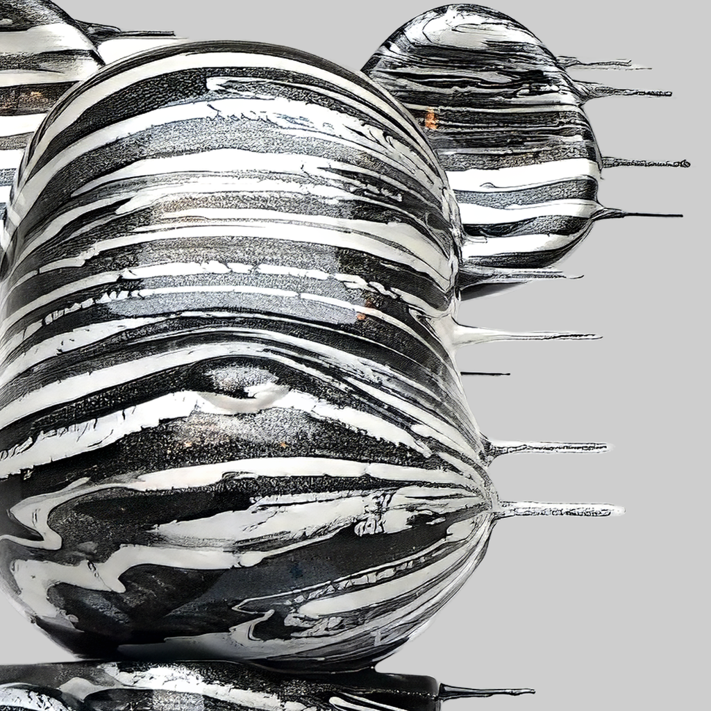 Blown Away 1000% Bearbrick - Cracked Marble
