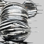 Blown Away 1000% Bearbrick - Cracked Marble