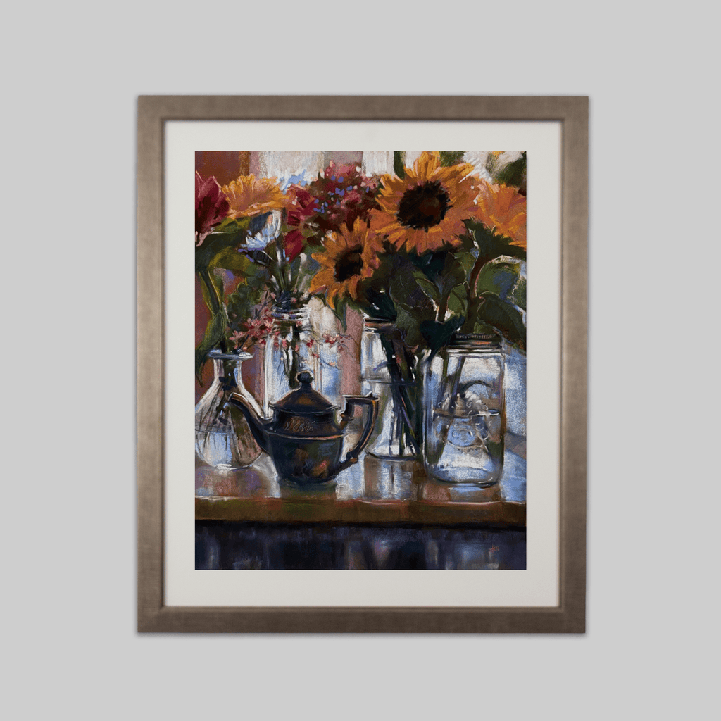 Sunflowers And Tea - VEFA Gallery