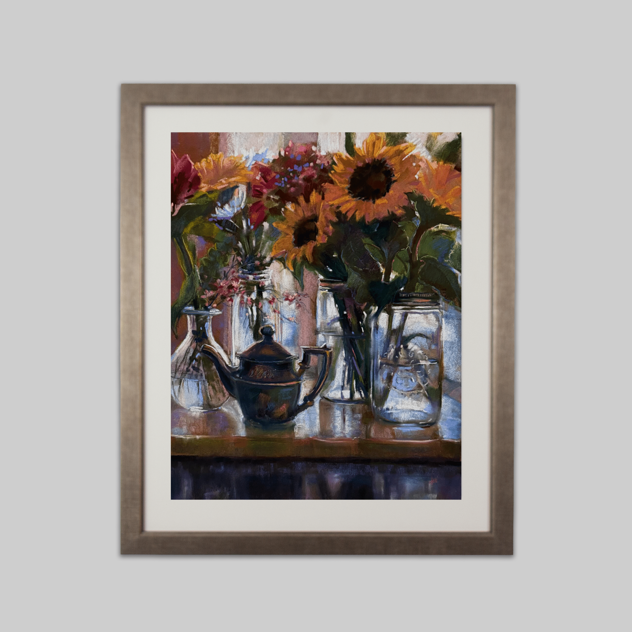Sunflowers And Tea - VEFA Gallery