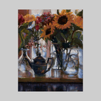 Sunflowers And Tea - VEFA Gallery