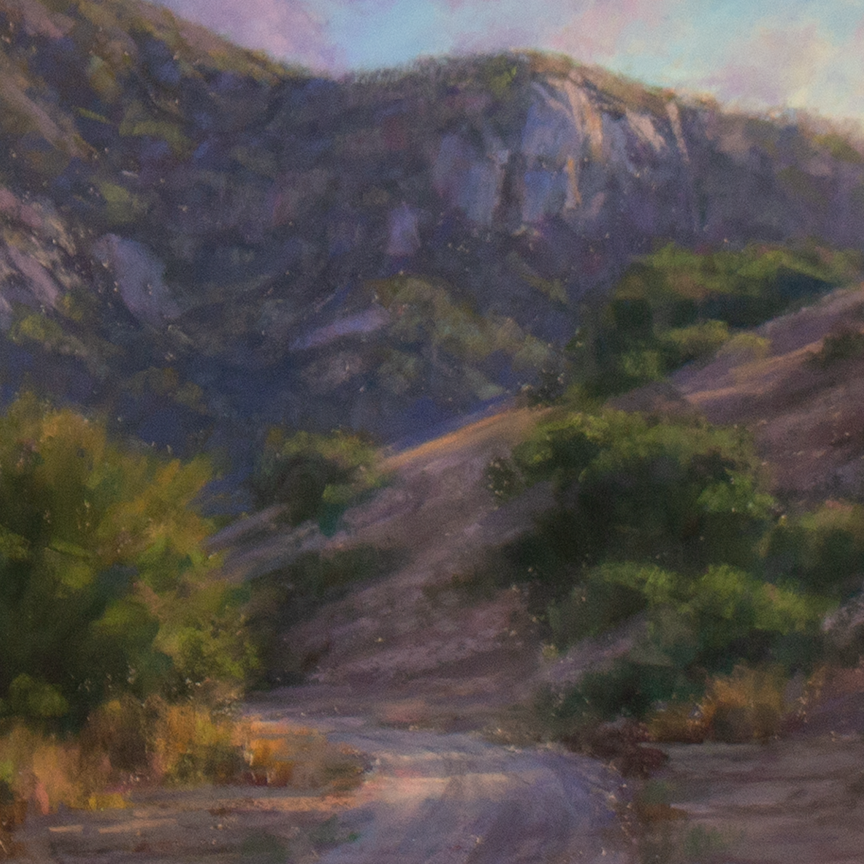 Evening Approach At The Canyon