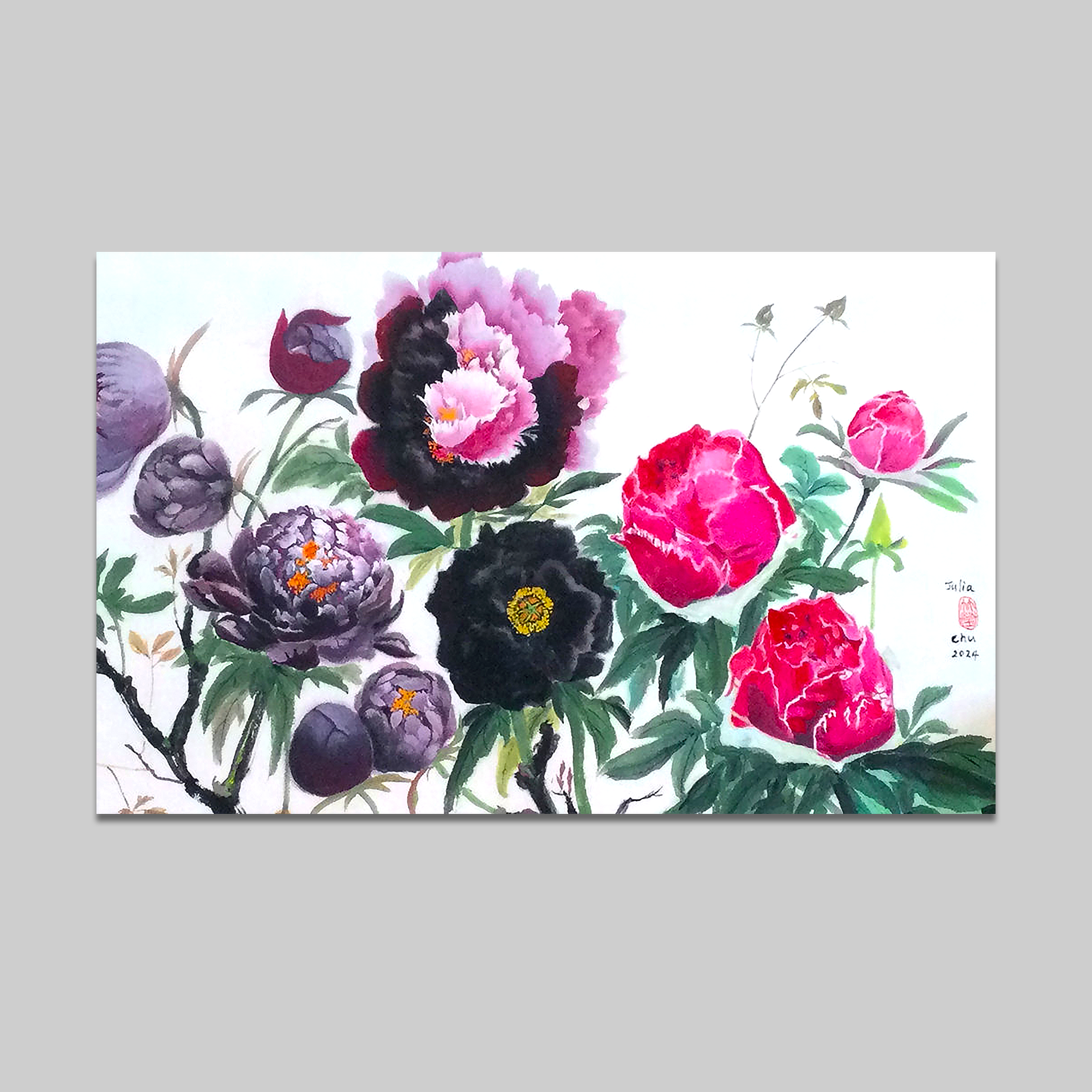 Black Peony