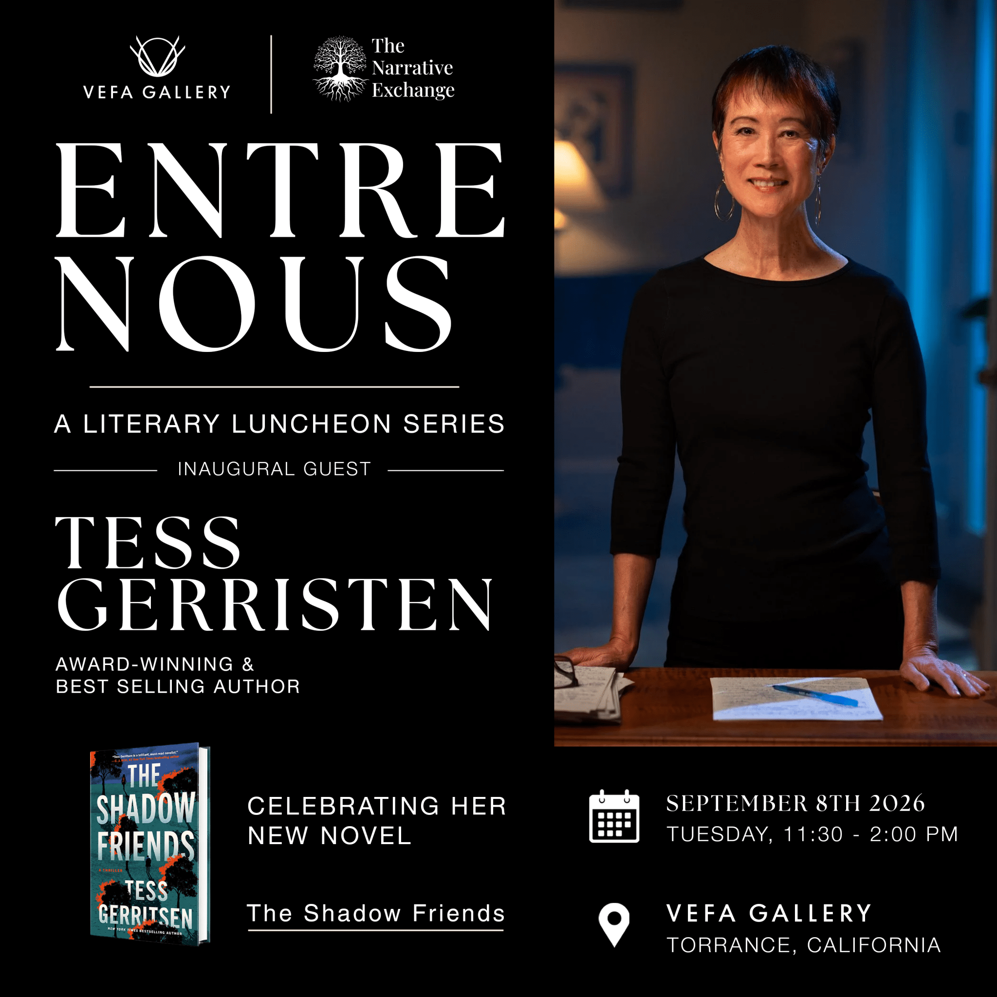 Entre Nous: Literary Luncheon - VEFA Gallery