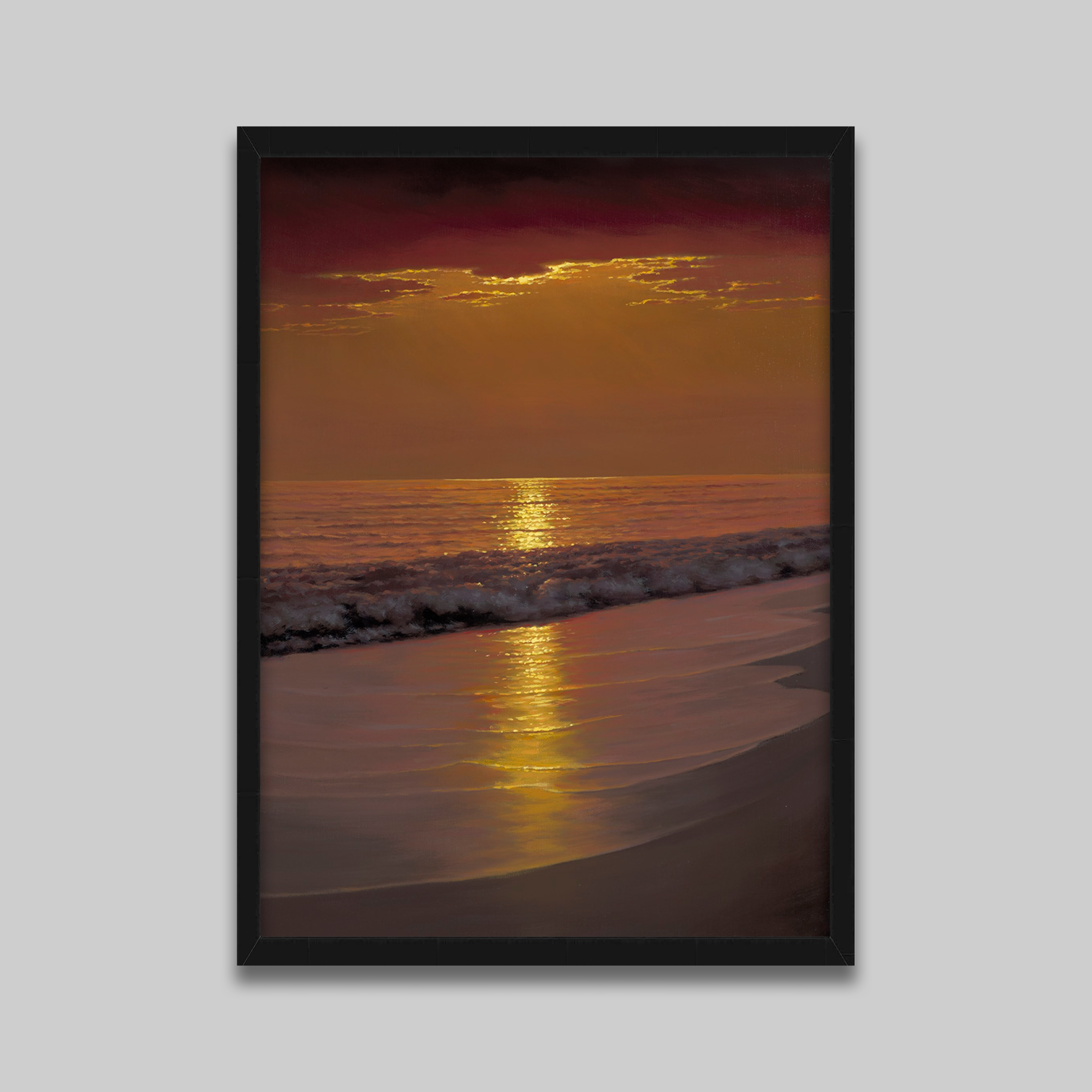 Coucher de soleil paisible