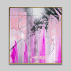 Flamingos in a Flock of Pigeons II - VEFA Gallery